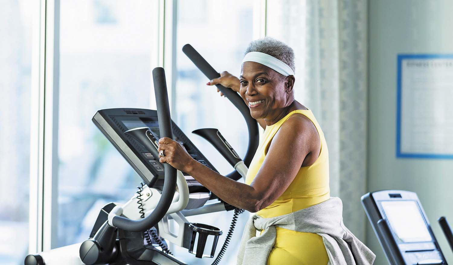 Image showing a person on a treadmill